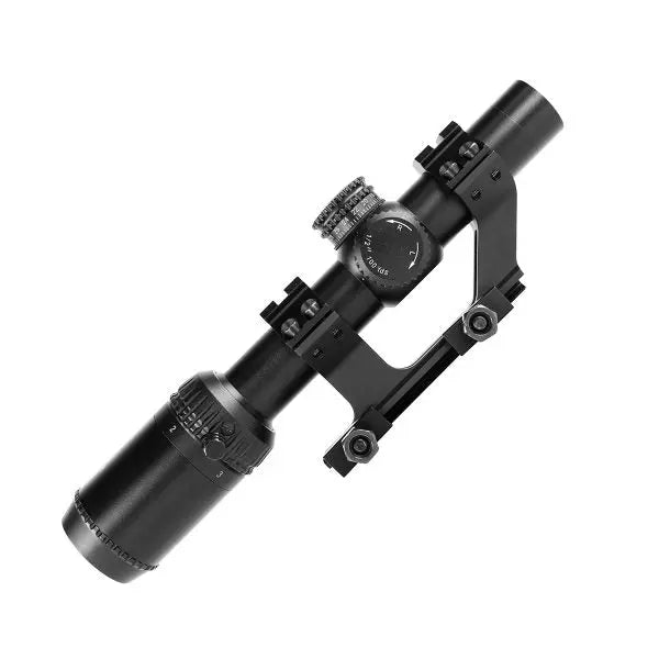 Lunette de visée variable 1-4x Novritsch avec réglages rapides, réticule lumineux et rail métallique léger