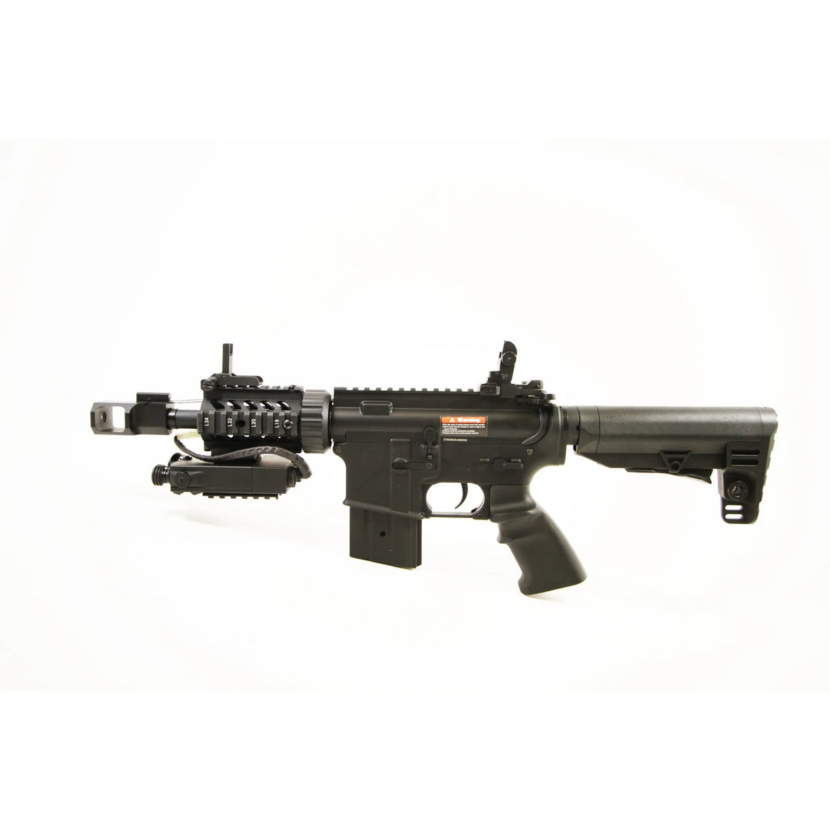 Réplique compacte M4 AEG Tanker avec poignée pistolet ergonomique pour speedsoft