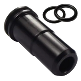 Image d'un Nozzle en POM pour AK47/74 avec O-Ring étanche (SPAKP), produit en Italie, compatible avec la plupart des répliques AK47/74, garantissant une étanch