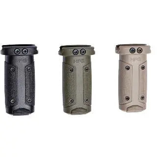 Poignée tactique Grip HERA HFG Noire en fibre de verre avec compartiment de stockage, fabriquée en Allemagne