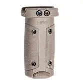 Poignée tactique Grip HERA HFG Tan en fibre de verre avec compartiment de stockage, fabriquée en Allemagne