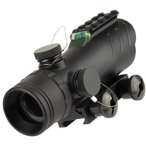 Point rouge de 32mm avec montage Ris noir et rail Picatinny supérieur pour airsoft