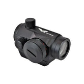 Point rouge compact noir Js-Tactical avec réglages d'intensité et élevation, fixation pour glissière 22mm et verres anti-reflet 20mm
