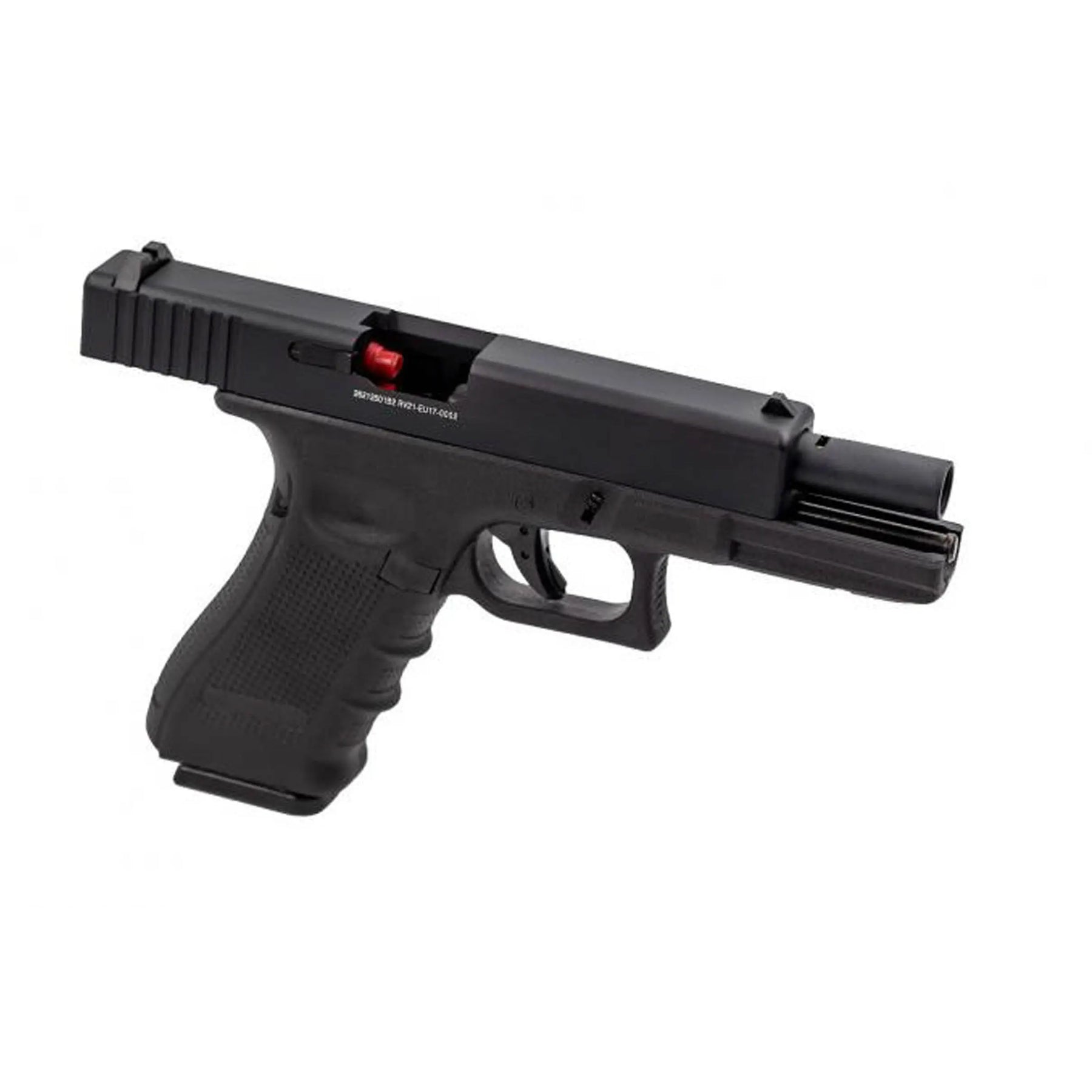 Image du pistolet Raven EU7 noir, type Glock avec culasse aluminium et frame polymère