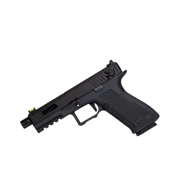 SSP18 Gbb Novritsch, pistolet semi-automatique et full-auto, optimisé pour la précision et la durabilité, avec viseur à fibre optique et rail Picatinny.