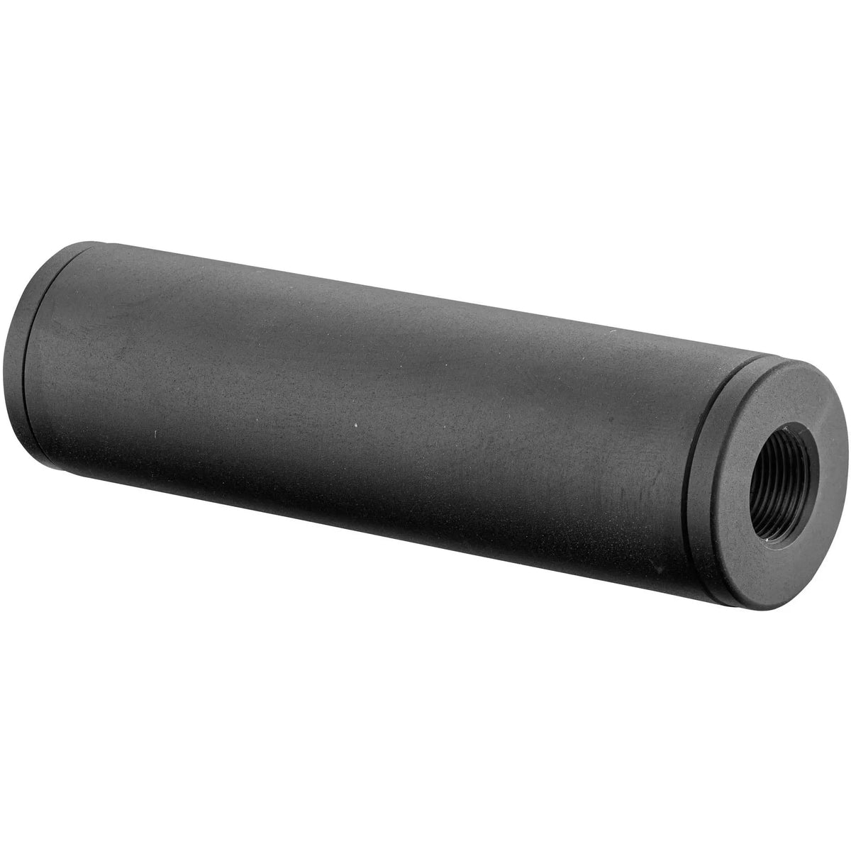 Silencieux universel 14mm noir 120mm en métal avec mousses internes pour réduction de bruit