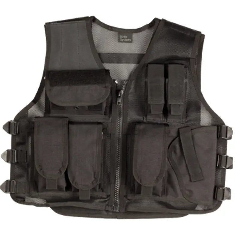 Veste tactique RECON Noire ASG pour activités extérieures