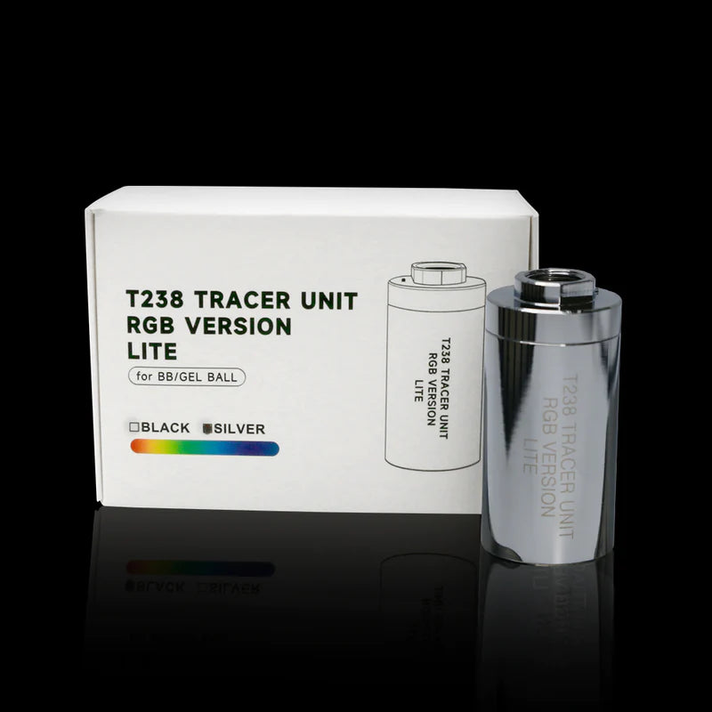 T238 Tracer tactique RGB silver version Lite