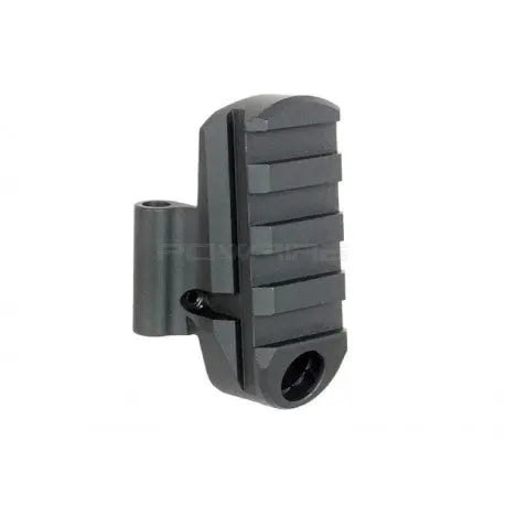 "Adaptateur de crosse AK Picatinny 5KU pour carabines airsoft, compatible LCT, GHK et CYMA, aluminium CNC, surface anti-corrosion, montage facile."