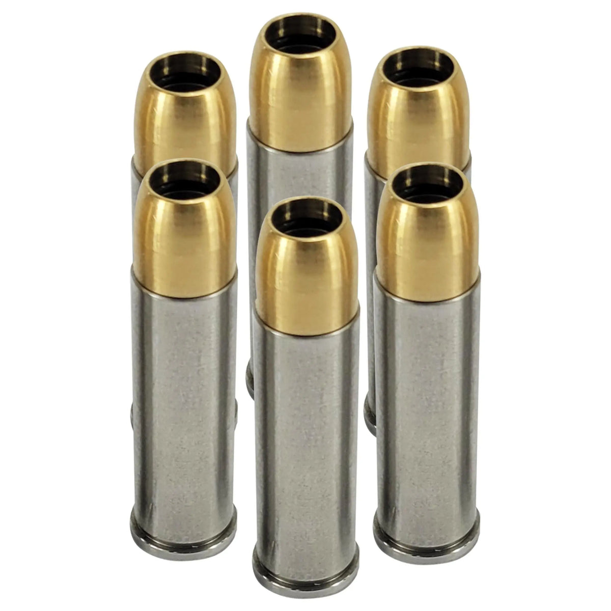 `Kit de 6 douilles acier CNC haute précision pour revolvers airsoft Rhino CO2 et Dan Wesson 715 CO2, améliore les performances, compatible Moonclips Chiappa Rhino .357`