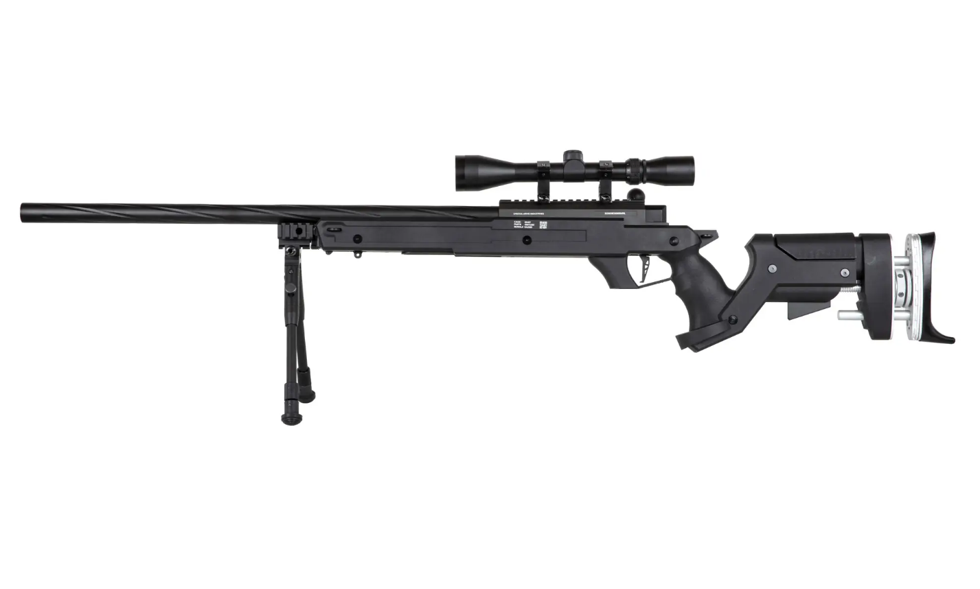 SA-S13 CORE SNIPER AVEC BIPIED ET LUNETTE NOIRE