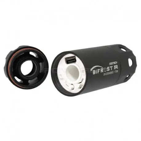 Tracer ACETECH Bifrost R Rouge - Compact, simulateur de flash multi couleurs, idéal pour billes traçantes vertes et rouges, filetage 14mm CCW, batterie USB C, LED UV, châssis aluminium