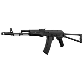 alt="AEG AKS-74N noir 1,0J, réplique airsoft compacte avec corps en polymer, gearbox V3 métal, crosse repliable, hop-up ajustable, moteur hi-torque, chargeur Hi