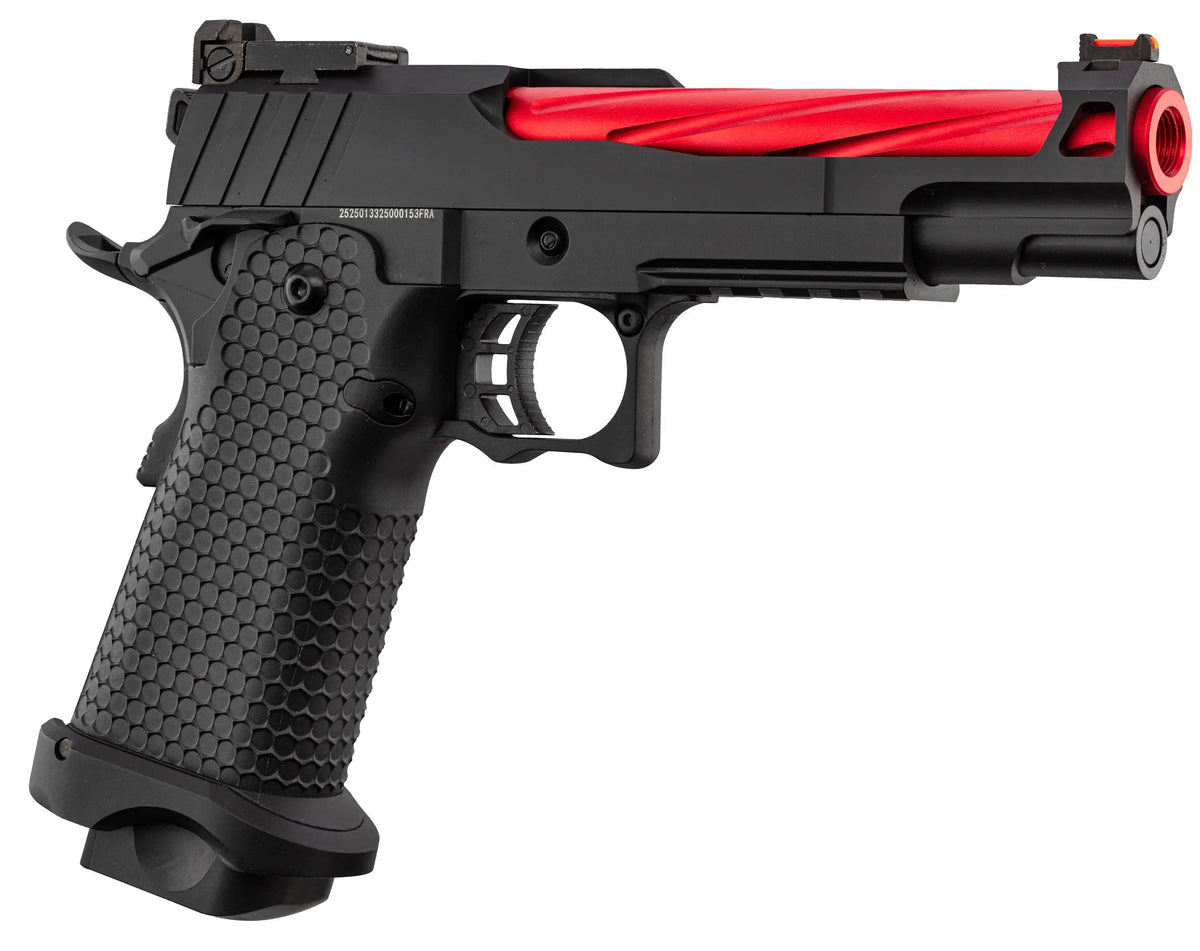 Pistolet Golden Eagle Hi-Capa 5.1 Noir/Rouge airsoft 1joules
