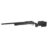 "Carabine airsoft ASG M40A3 ressort 1.9J, longueur 1125mm, poids 2280g, vélocité 137m/s, capacité 27 coups, canon 470mm, système