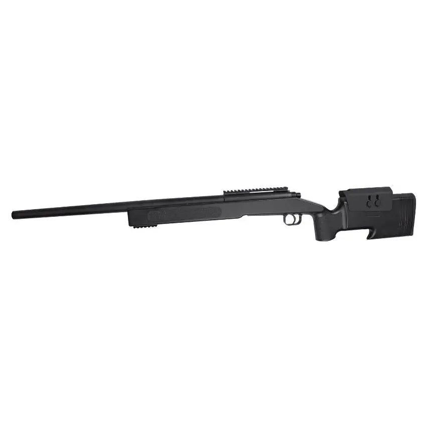 "Carabine airsoft ASG M40A3 ressort 1.9J, longueur 1125mm, poids 2280g, vélocité 137m/s, capacité 27 coups, canon 470mm, système