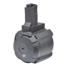 Balise alt SEO : "A&K DRUM 3500B pour MP5, chargeur électrique en polymère, 1200 tours, compatible MP5, batterie 9V, 330g, noir"
