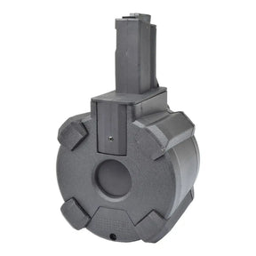 Balise alt SEO : "Chargeur tambour électrique A&K DRUM 3500B pour MP5, polymère, 1200 tours, batterie 9V, 330g, noir."