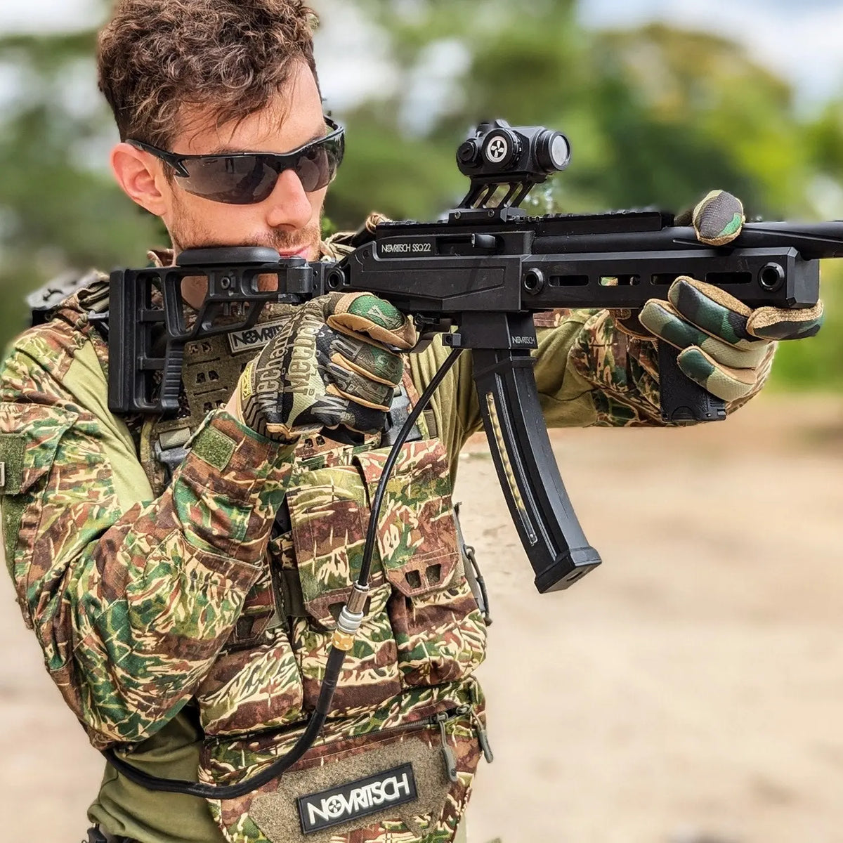 Adaptateur HPA SSQ22 pour transformation de pistolet airsoft avec capacité supérieure