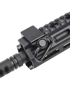 Attache de sangle pivotante en aluminium noir METAL 45 QD pour systèmes picatinny 20mm rail, avec vis et clé pour assemblage
