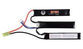 BATTERIE LIPO 11.1V 1100 MAH 25C DUEL CODE