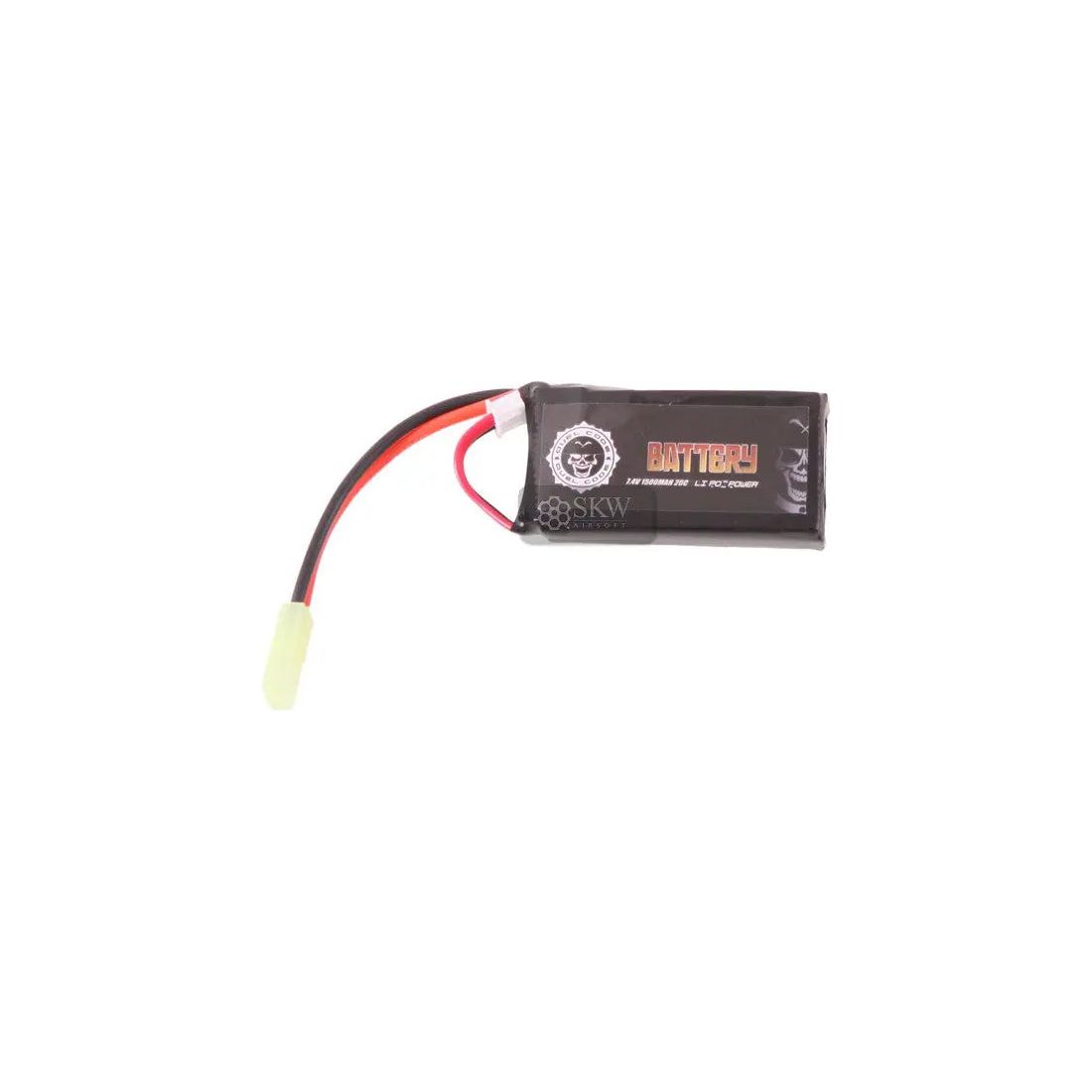BATTERIE LIPO 7, 4 V 1500 mAh 20 C DUEL CODE