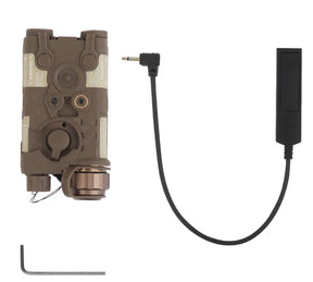 Boitier AN PEQ / Ngal TAN SPECNA ARMS en nylon résistant avec plusieurs modes de fonctionnement et accessoires inclus