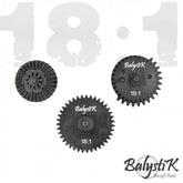 Balystik Set d'engrenages CNC 18:1 en acier avec traitement de surface, usiné sur tour numérique, compatibles avec Gearbox V2, V3, V6