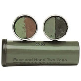 Stick de camouflage marron et kaki, résistant à la sueur et lavable à l'eau chaude et au savon, idéal pour le grimage militaire