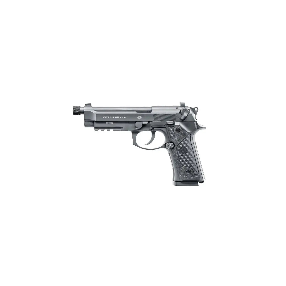 Beretta M9A3 FDE Co2 1.3J airsoft gun with 22-round capacity, full metal, adjustable hop-up, and blow back feature