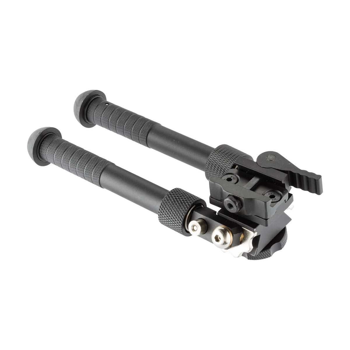 Bi-pied RIS haut de gamme sur rotule pour une position optimale de l'arme avec adhérence parfaite et montage sur rail Picatinny