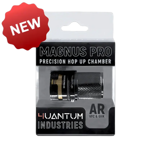 Bloc Hop-up MAGNUS PRO PRECISION TDC en aluminium pour AR VFC/GHK avec mouvement vertical et verrouillage à tri-lug auto-centrant pour une précision durable.