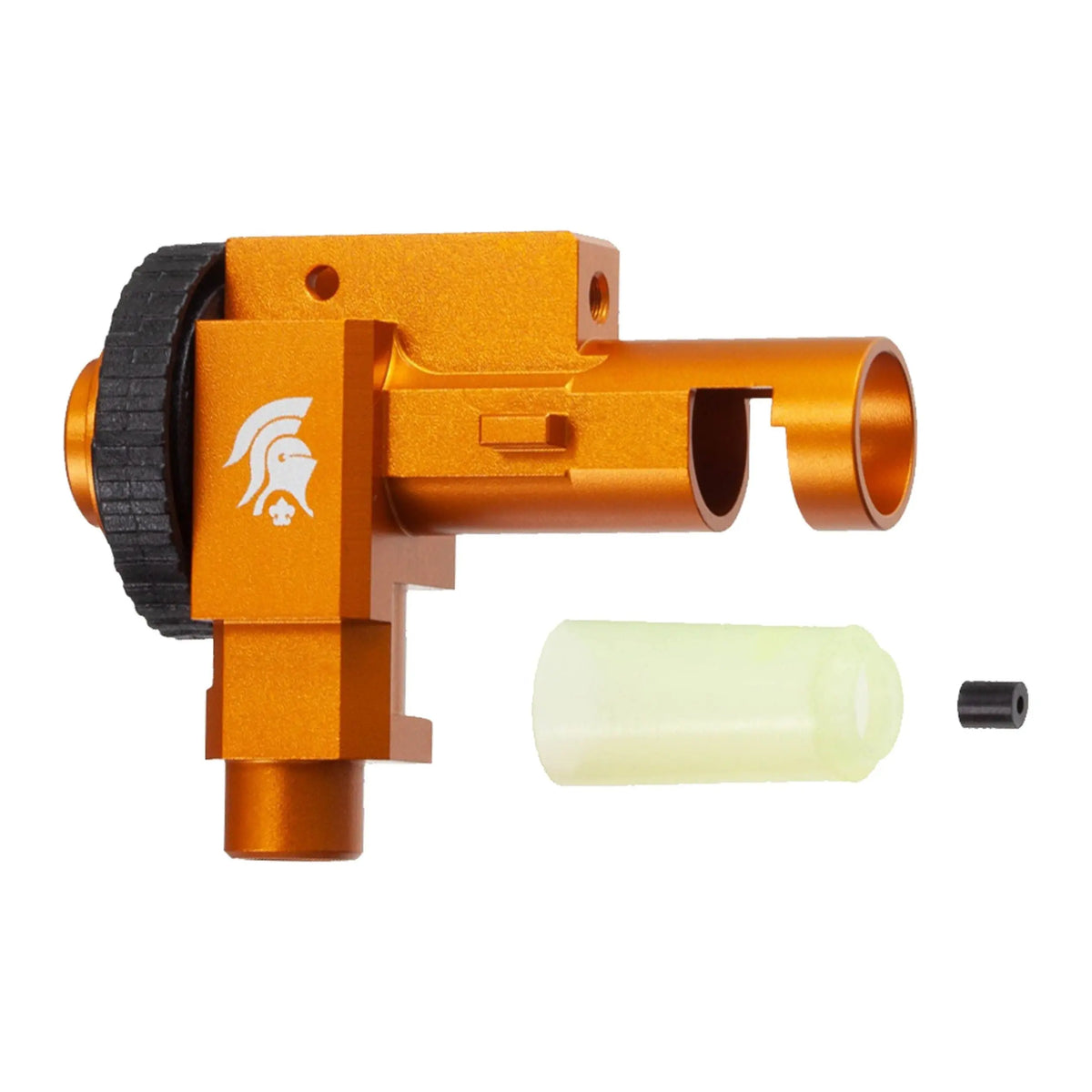 Photo fond blanc Bloc hop-up CNC pour M4 AEG Lancer tactical en kit avec joint 