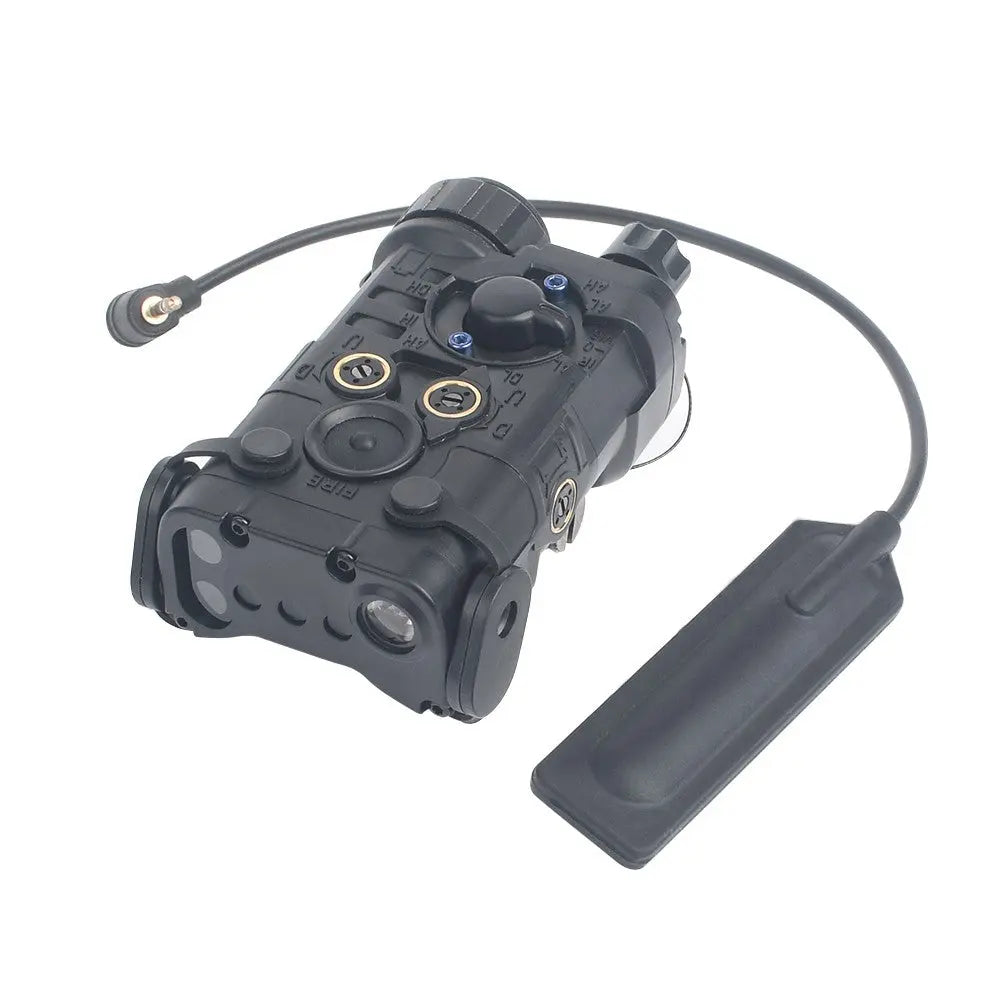 Boitier laser rouge et infrarouge de type Ngal avec LED noire, ajustable et résistant, compatible avec rails standard 20mm