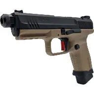 CANIK TP9 Elite Combat Dual Tone 6mm, gaz entraîné, semi-automatique, 18 rds capacité, avec Hopup variable et 1 Joule puissance