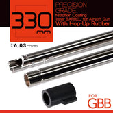 Canon GBB 6.03mm 330mm Unicorn en laiton avec revêtement en téflon et joint hop up 60 degrés, adapté pour gbbr