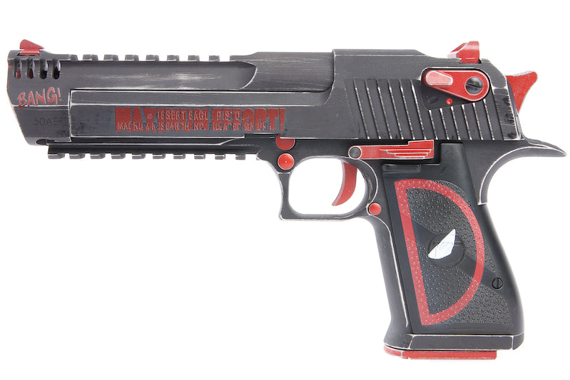 'DeadPool Painted Version' Desert Eagle L6 .50AE GBB Airsoft Pistol (by WE)