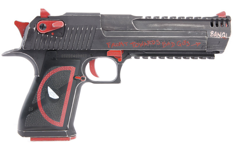 'DeadPool Painted Version' Desert Eagle L6 .50AE GBB Airsoft Pistol (by WE)