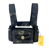 Camo Conquer Micro Chest Rig pour équipement tactique de survie