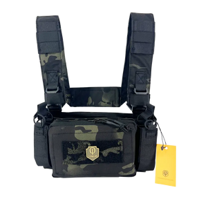 Camo Conquer Micro Chest Rig pour équipement tactique de survie