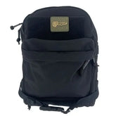 Black Conquer MOLLE Backpack made of nylon, designed for vest use with adjustable interior compartment, detachable connection ring, and Teflon waterproof coating