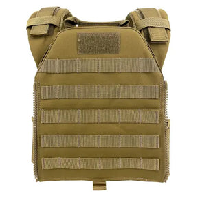 Plate carrier MPC 2.0 de CONQUER avec crochets latéraux QD, fixation de panneau avant amovible et rembourrage d'épaule pleine longueur