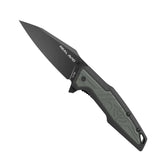 Real Avid RAV-1 couteau avec manche en nylon et lame clip point en 4Cr14 finition oxyde noir
