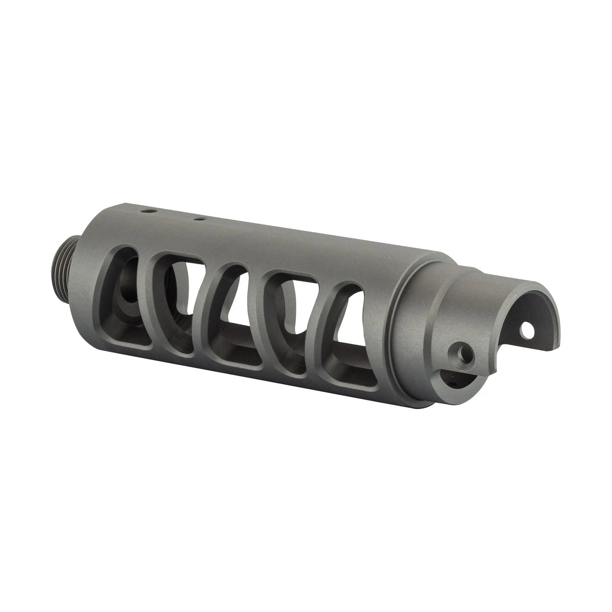 Canon externe CNC type C pour AAP-01 Action Army en aluminium avec ouvertures triangulaires