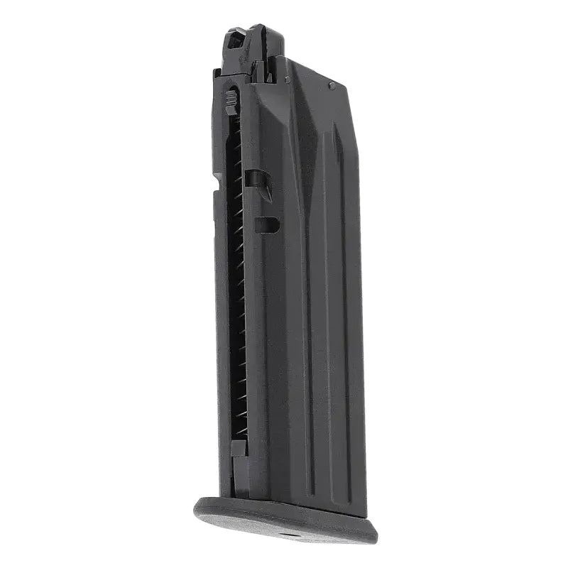 Chargeur 20 coups Walther PDP Compact 4'' pour pistolet airsoft 6mm, fonctionne au gaz, inférieur à 1 Joule