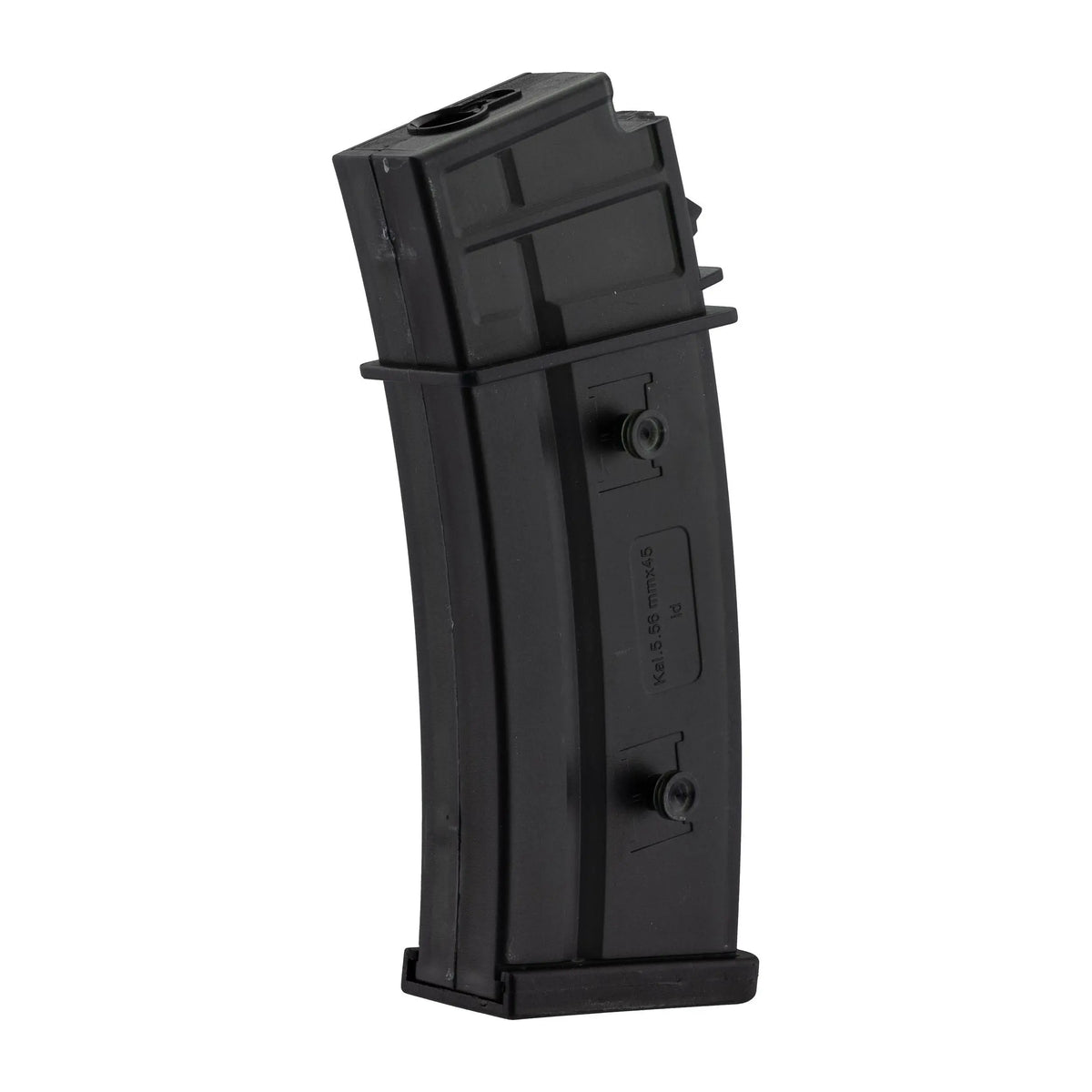 Chargeur AEG Mid-cap pour G608 - G36 30/135 coups avec fausses balles apparentes et capacité réglable