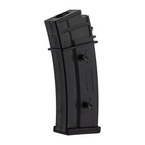 Chargeur AEG Mid-cap pour G608 - G36 30/135 coups avec fausses balles apparentes et capacité réglable