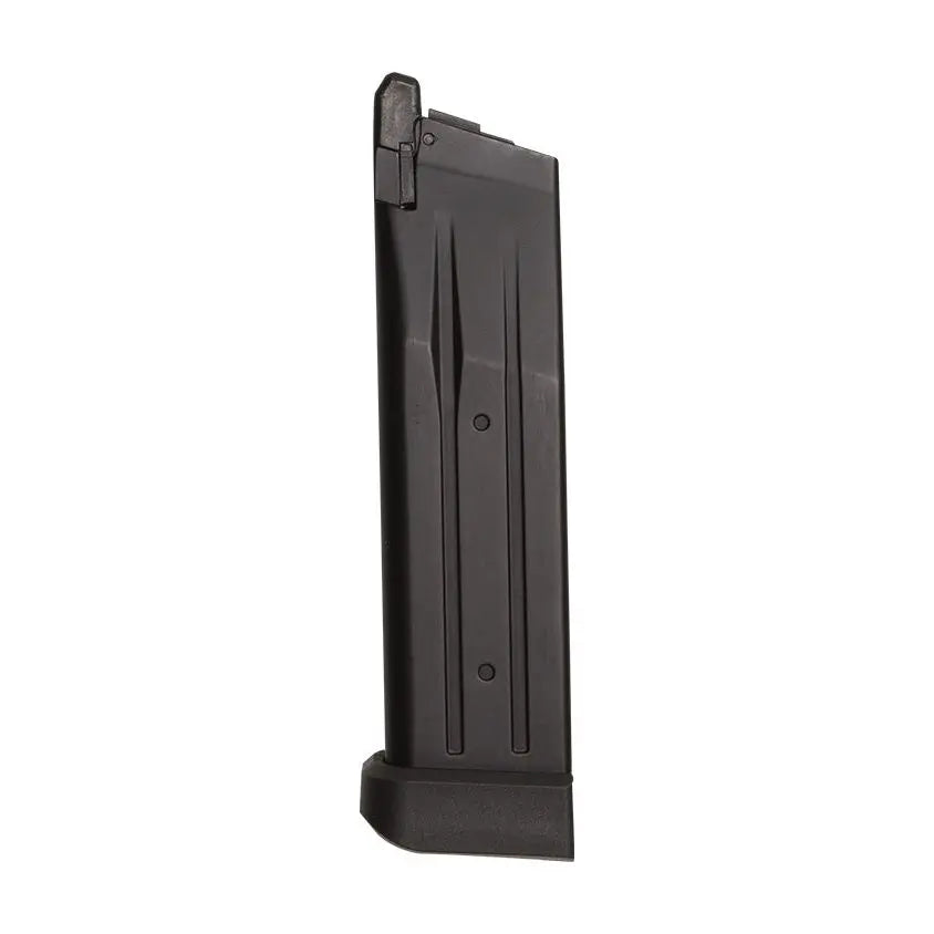 Chargeur Airsoft Gaz 24 coups en métal compatible uniquement avec STI Combat Master JW3
