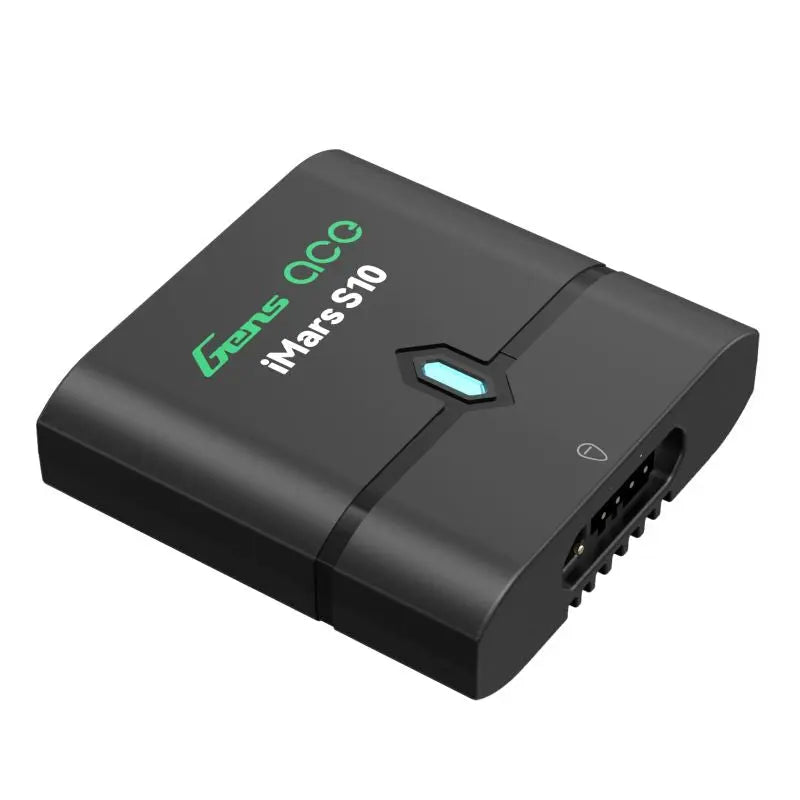 Chargeur Airsoft portable Gens Ace iMars S10 G-Tech avec puissance de charge maximale de 10W, courant de charge de 0,8A max, et tension de sortie de 5 à