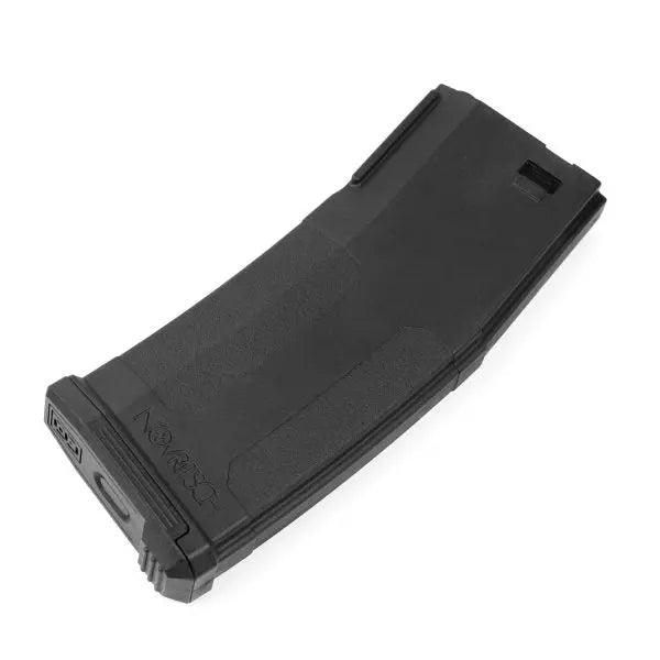 Chargeur Novritsch 220 coups M4 Mid-Cap avec capacité de 220 billes, compatible avec SSR4, SSR15 et SSR63 A2, surface texturée pour une bonne adhérence